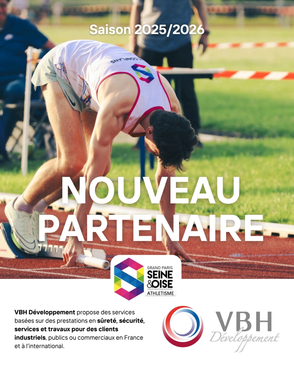 VBH nouveau partenaire de GPSEO Athlétisme